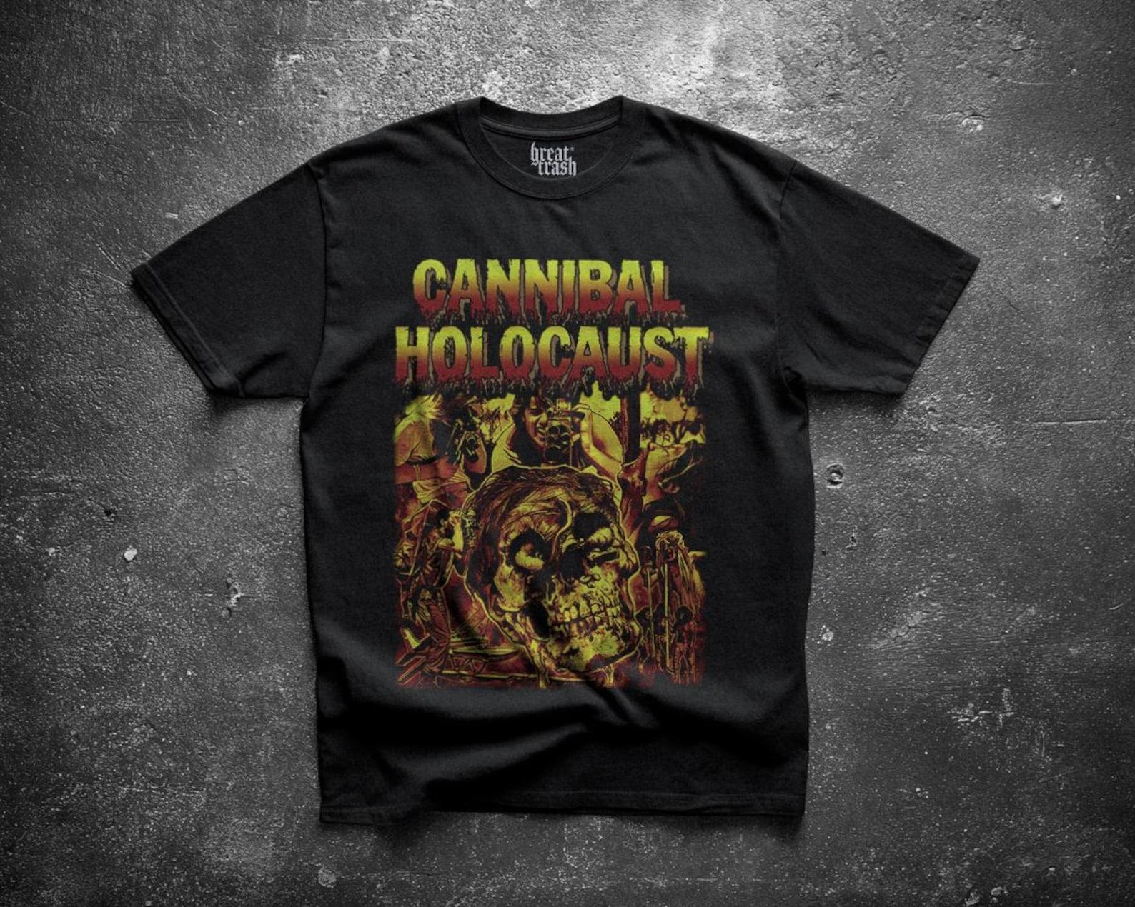 Cannibal Holocaust Shirt, Italian Horror Tee, Ruggero Deodato Graphic T-Shirt, 80s Exploitation Grindhouse Fan Gift, bootleg horror tshirt 3XL