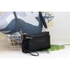 Women's Genuine Leather Multi-Compartment Crossbody Clutch Bag