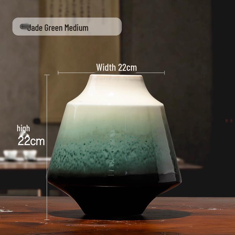 Zen-Inspired Dried Flower Vase for Dining Table and Living Room Display
