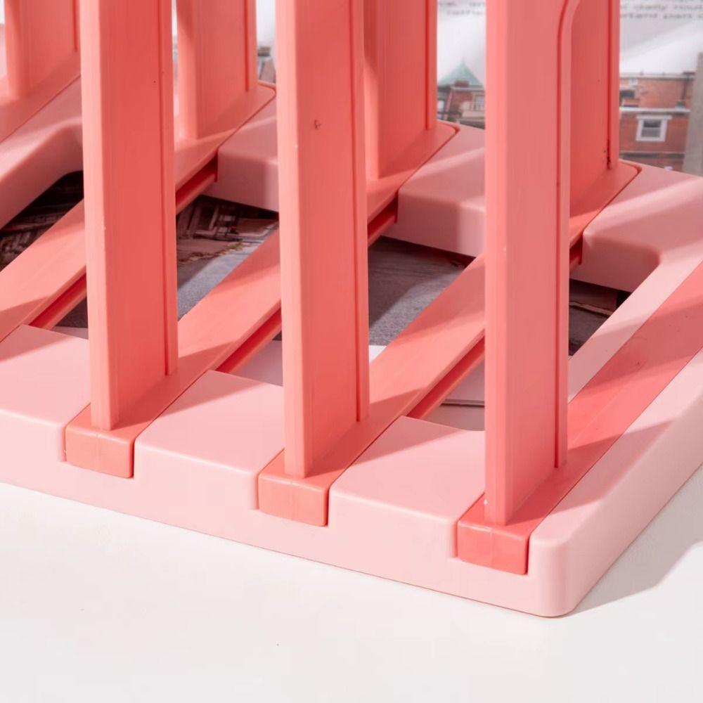 Non-slip Desktop Book Stand Adjustable Vertical Book Holder File Storage Bookshelf  Documents