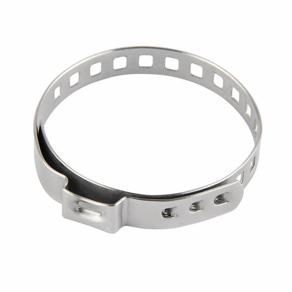 10Pcs Universal Axle CV Joint Boot Clamp Kit Stainless Steel Driveshaft CV Boot Crimp Clips 32-41mm 70-127mm Adjustable