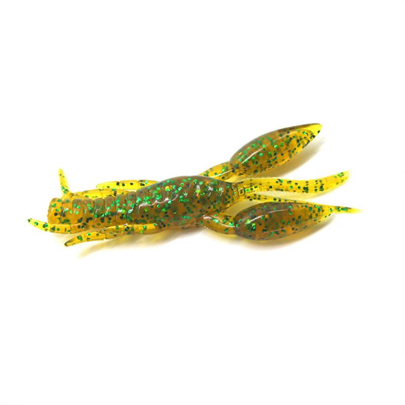 30pcs/set Worm and Shrimp Set Soft Bait 7.5cm 5.5g with Salt Silicon Artificial Bait Scent