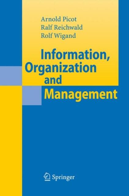 წიგნი Information, Organization and Management