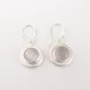 Selenite Gemstone 925 Solid Silver Jewelry Earrings 1.40" For Mother's Day Gift EE-4-50