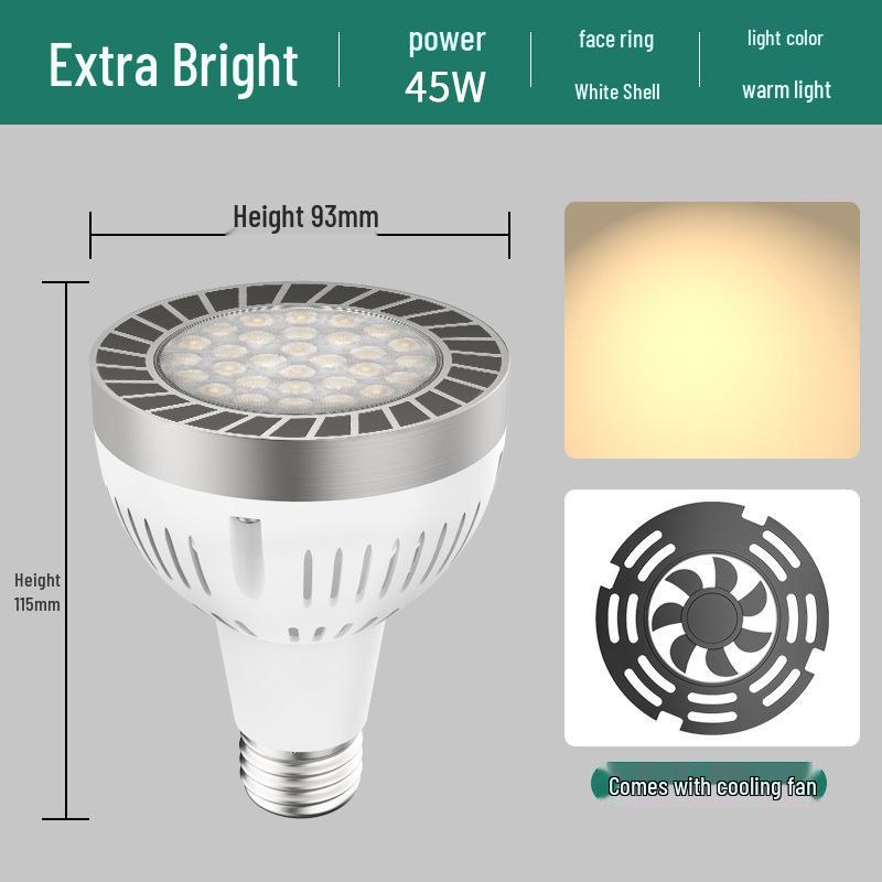 PAR30 LED Track Light: E27 Screw Base Spotlight for Commercial and Retail Spaces