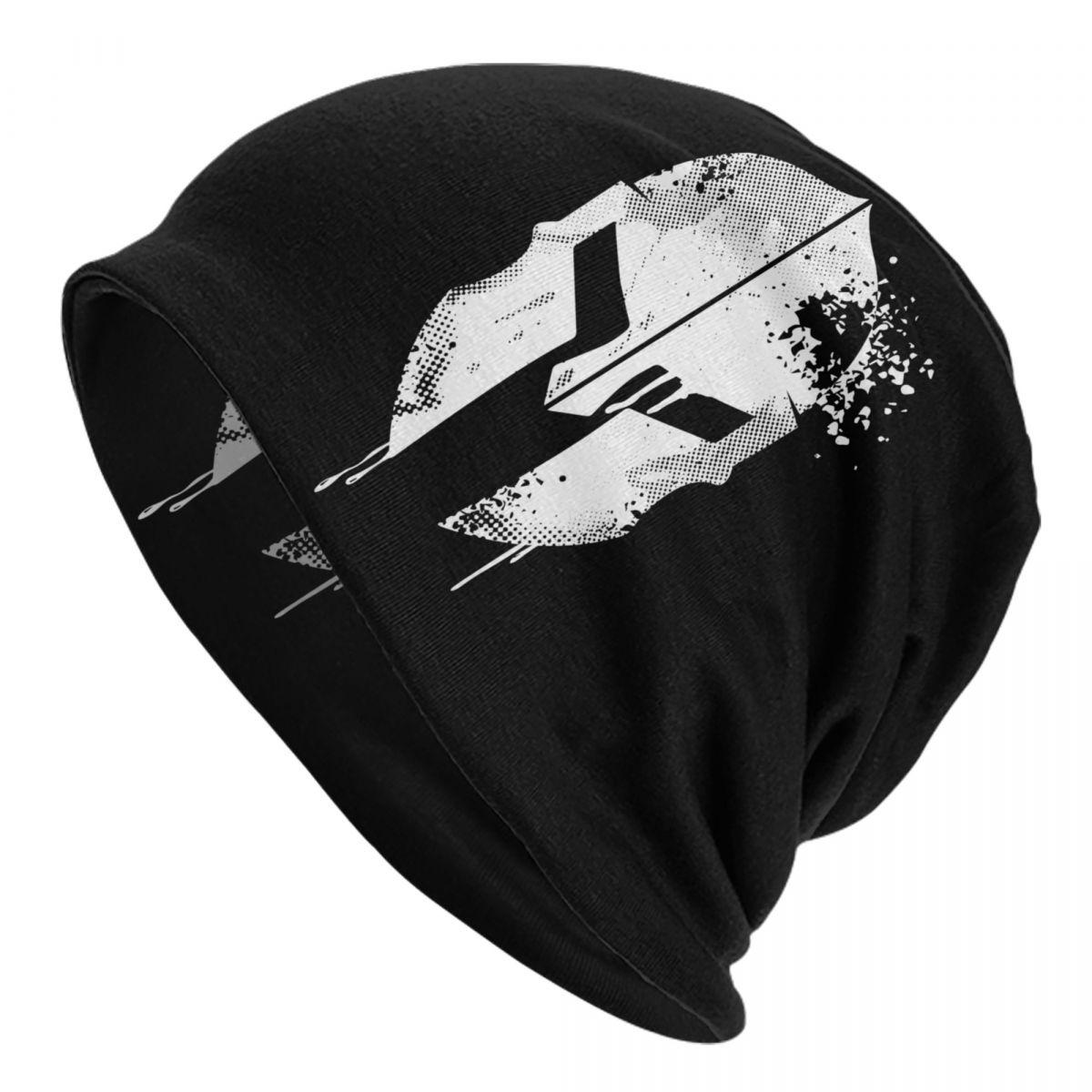 

Sparta Spirit Spartan Skull Skullies Beanies Caps For Unisex Women Unisex Hip Hop Winter Warm Knit Hat Adult Bonnet Hats Beanies Hat