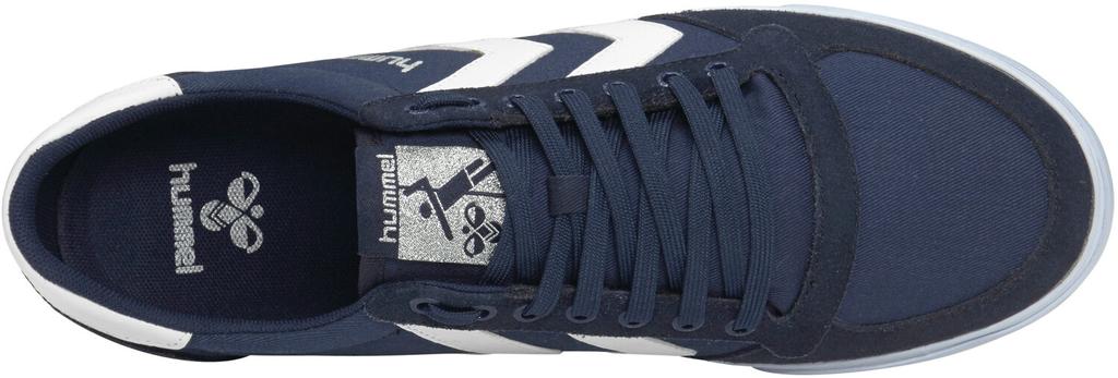 Hummel Slimmer Stadil Low Canvas кроссовки платье синий/белый