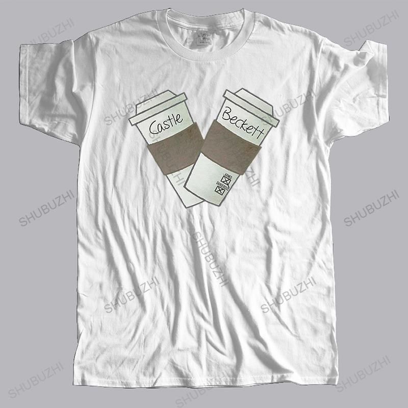 Unisex cotton teeshirt summer casual t shirt Brand Clothing castle caskett coffee beckett armed and dangerous High Quality top gift S