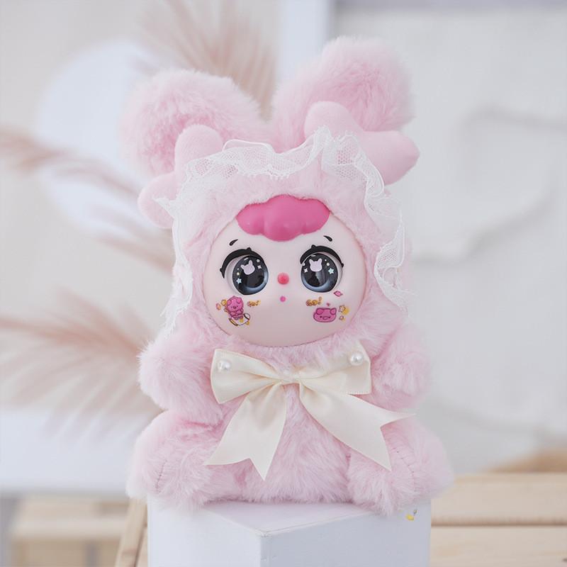 Plush Bunny Fairy Doll Keychain With Pp Cotton Fill For Gift And Bag Decor