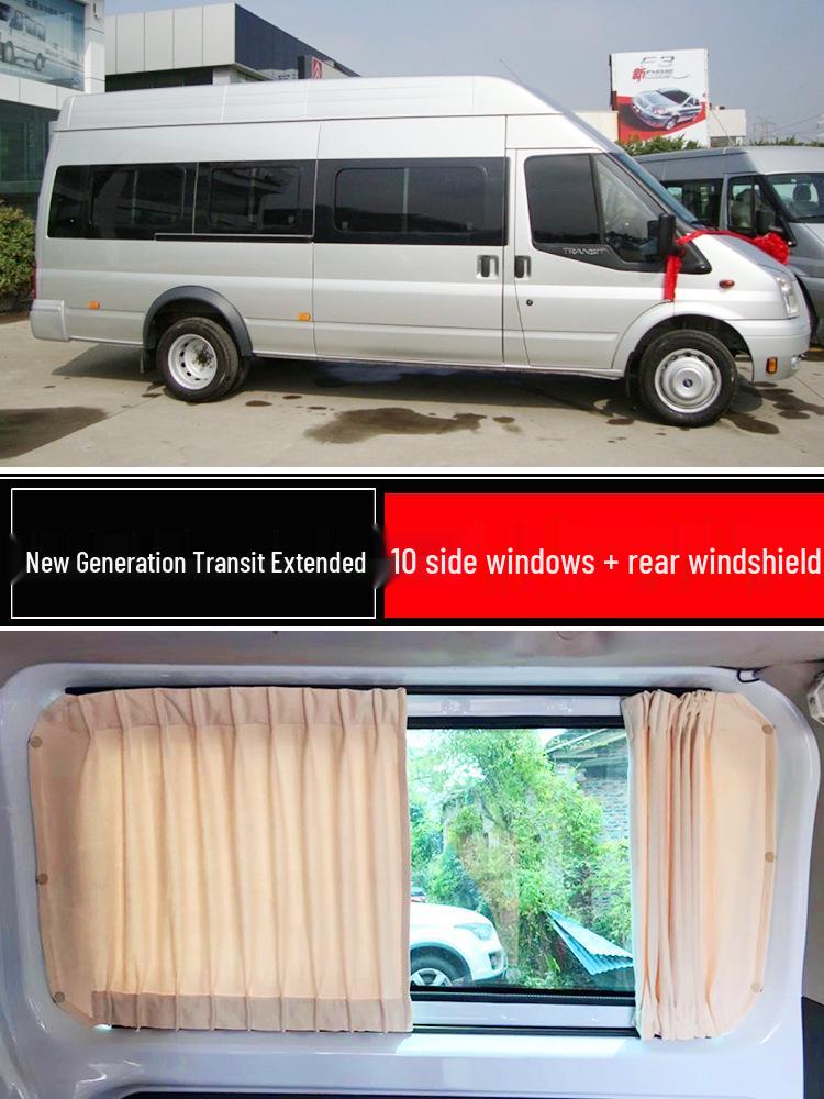 Ford Transit Tourneo Maxus V90 V80 Suede Sunshade Curtains