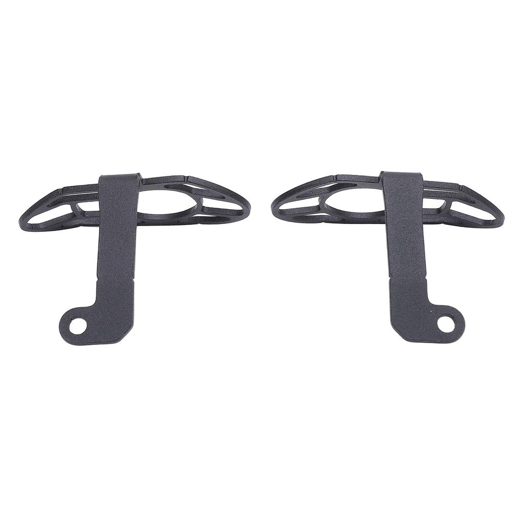 Motorcycle Front Turn Signal Light Protective Cover Black Front Turn Signal Indicator Light Grill Protector Cover