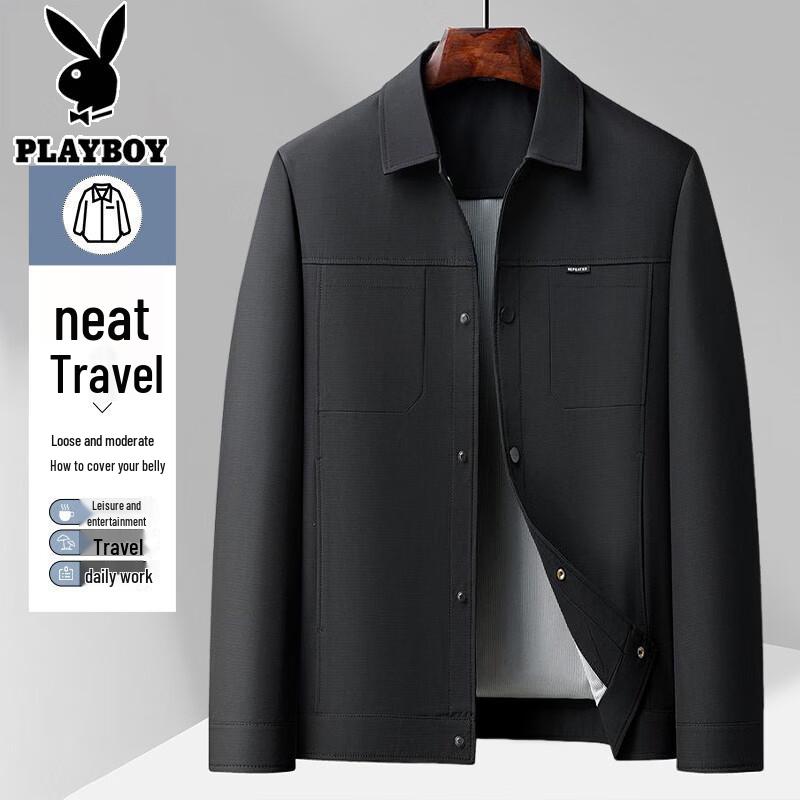 

PLAYBOY Мужская легкая куртка с лацканами 3XL
