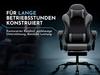 Gaming Chair PC Office with Lumbar Support, adjustable headrest and armrests, ergonomic desk with footrest, 90 degrees-145 degrees angle adjustable