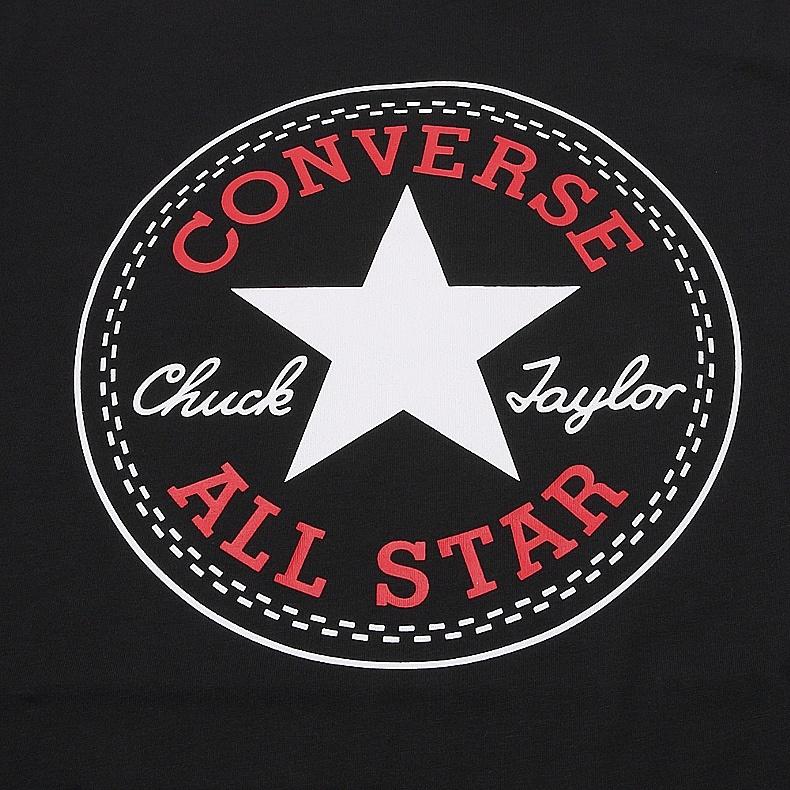 Converse Chuck Patch T-Shirt Asia Sizing 'Black' Men's 10007862-A01