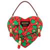 Allover Cherry Pattern Heart Polyester Motorcycle Bag Women Shoulder Bag Red AEF2317A756782121127