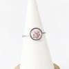 Stainless Steel Dried Flower Round Rings For Women Eternal Flower Open Finger Ring Jewelry Wedding Band Gift Wholesale New