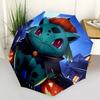 1pc Pokémon Automatic Open/Close Umbrella - Compact Travel Umbrella with 8-Rib Durable Frame, Lightweight & Portable for Commuting, Fashionable Access