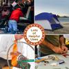 Camping Gear Multitool, Cool & Unique Birthday Gifts For Men Husband Boyfriend, 18-in-1 Gear For Outdoor Hunting Hiking, Emergency Escape Tool With