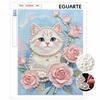 Cute Cat Pearl Painting Handmade Diy Pearl Art Painting Stickers Home Decoration Gifts