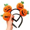 2025 Halloween Pumpkin Goofy Headband: Creative Hair Accessory for Parties and Mischief