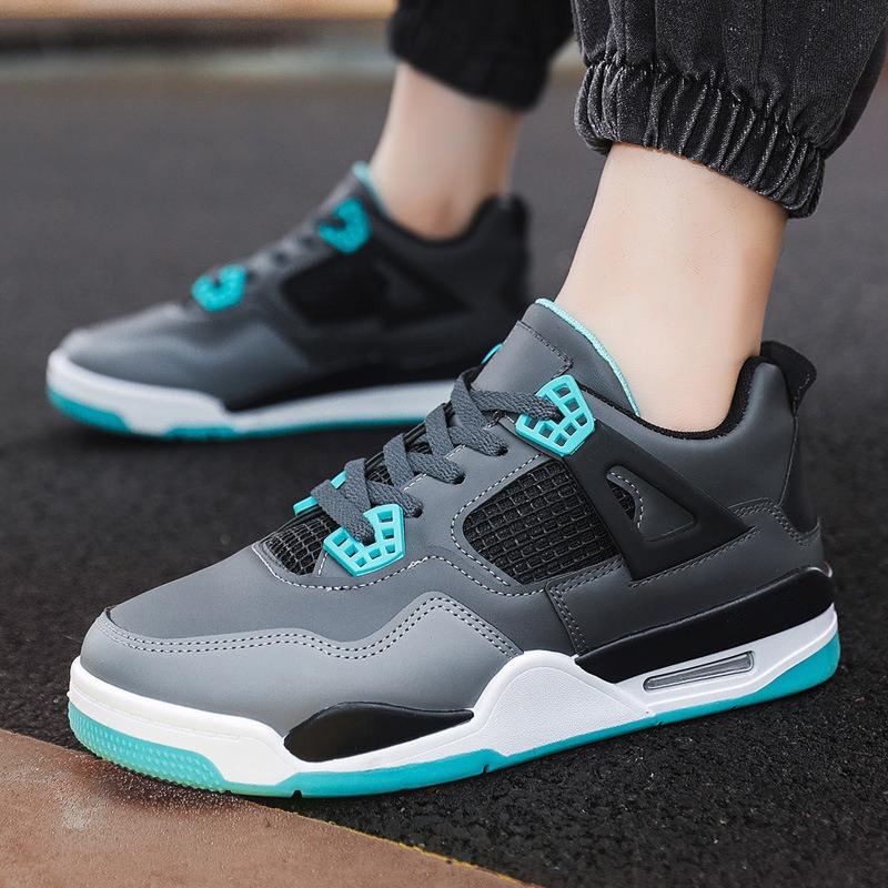 Men's basketball shoes trendy fashion versatile high-top sports casual shoes platform large size men's shoes