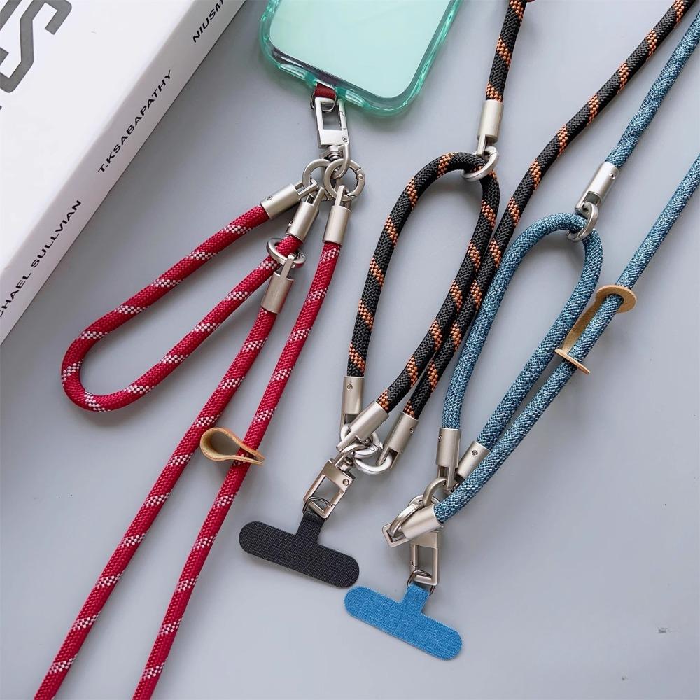 3-in-1 Mobile Phone Lanyard, Multi-functional Removable and Adjustable Multi-purpose Strap, Hand-woven Strong Crossbody