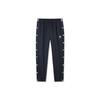 Basketball Series Logo Snap Button Mid-Waist Straight-Leg Loose Cuff Sweatpants Men Bottoms Basic-Black 152321301-2