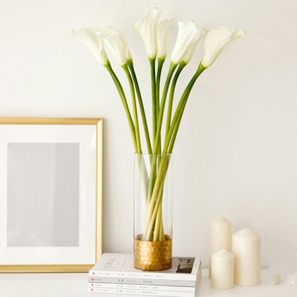 Künstliche Calla-Lilien Latex Calla-Lilie SNAIL GARDEN Lilien Natürliches Aussehen