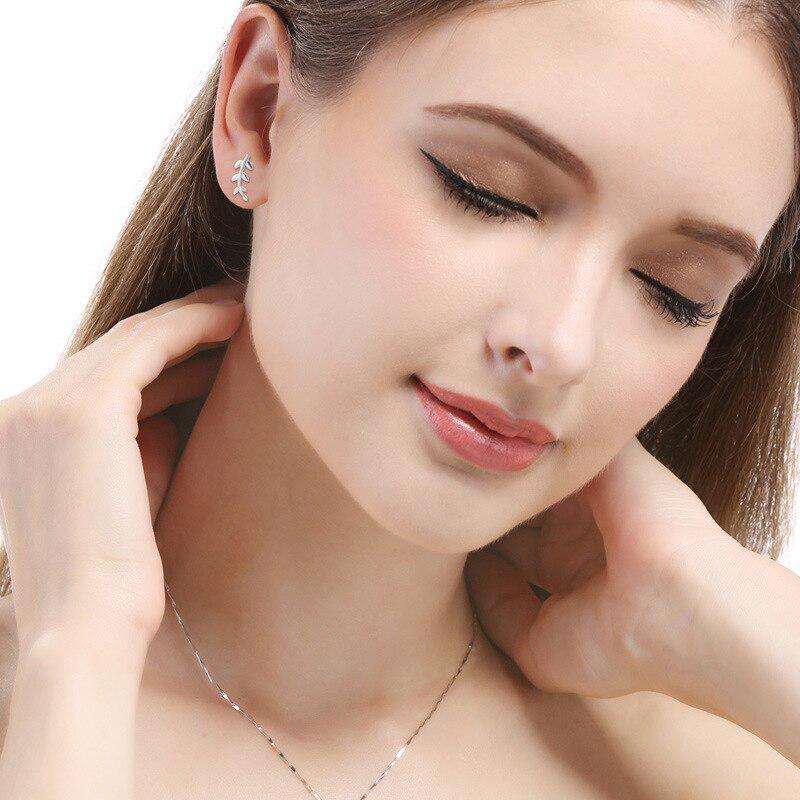 Cercei la modă Tancise Bijuterii din argint 925 Cercei tip frunză pentru femei Bijuterii la modă Nunți Cadouri de petrecere