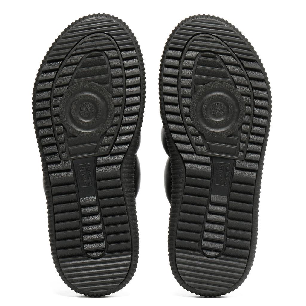 ONITSUKA TIGER Round Toe Slip-On Comfortable Fashion Beach Sandals Women Sandals Black 1182A623-001