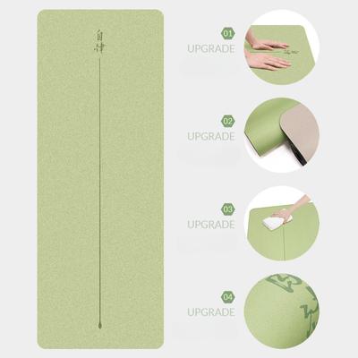High Solid Leather Wear-resistant Sports Fitness PU Natural Rubber Non-slip Yoga Mat