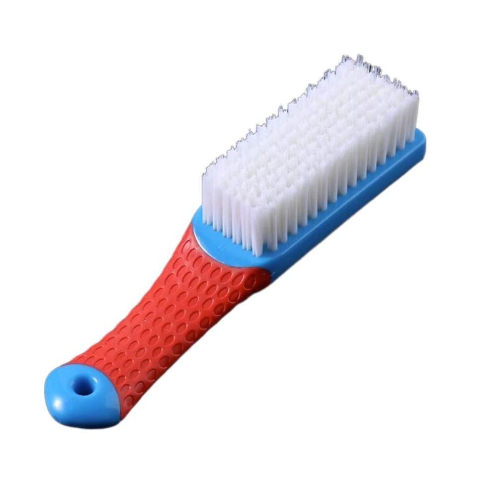 Soft Bristle Shoe Brush Multi-Functional Plastic Cleaning Brush Reusable with Hanging Hole Laundry Scrubbing Brush Bathroom