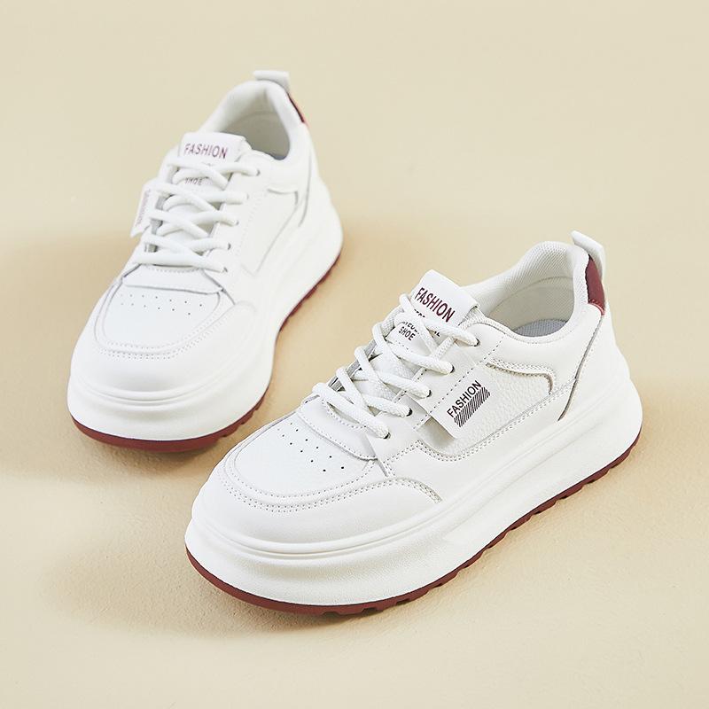 

2025 spring white shoes women s high-end sense new Korean version ins platform casual board shoes fashion versatile women s shoes 40