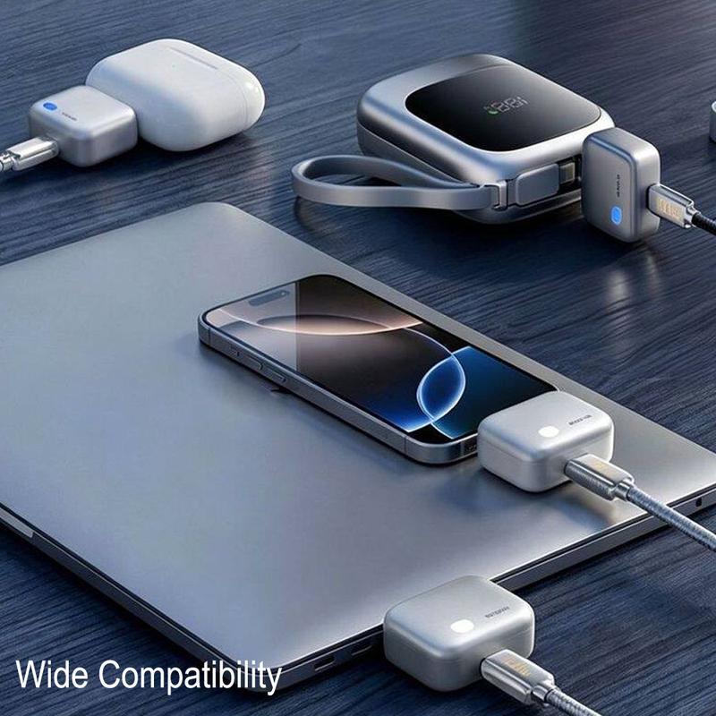 1PCS Smart Type-C Charging Adapter, Auto Cut Off When Fully Charged, Universal Separator Charger for Overnight & Unattended Safe