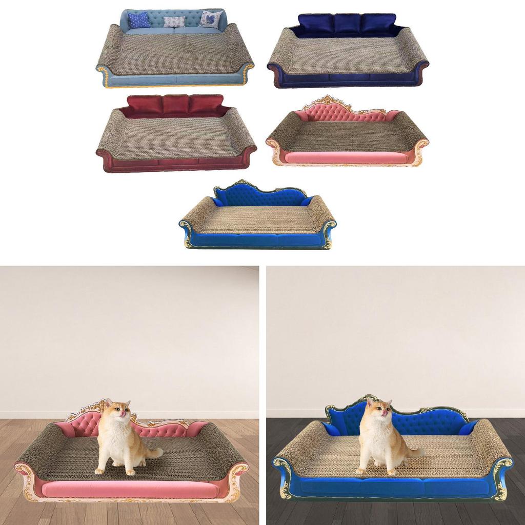 Cat Scratching Board Cat Scratcher Sofa Bed Furniture Protection Toy Pet Sleeping Bed Scratching Pad for Kitten Resting