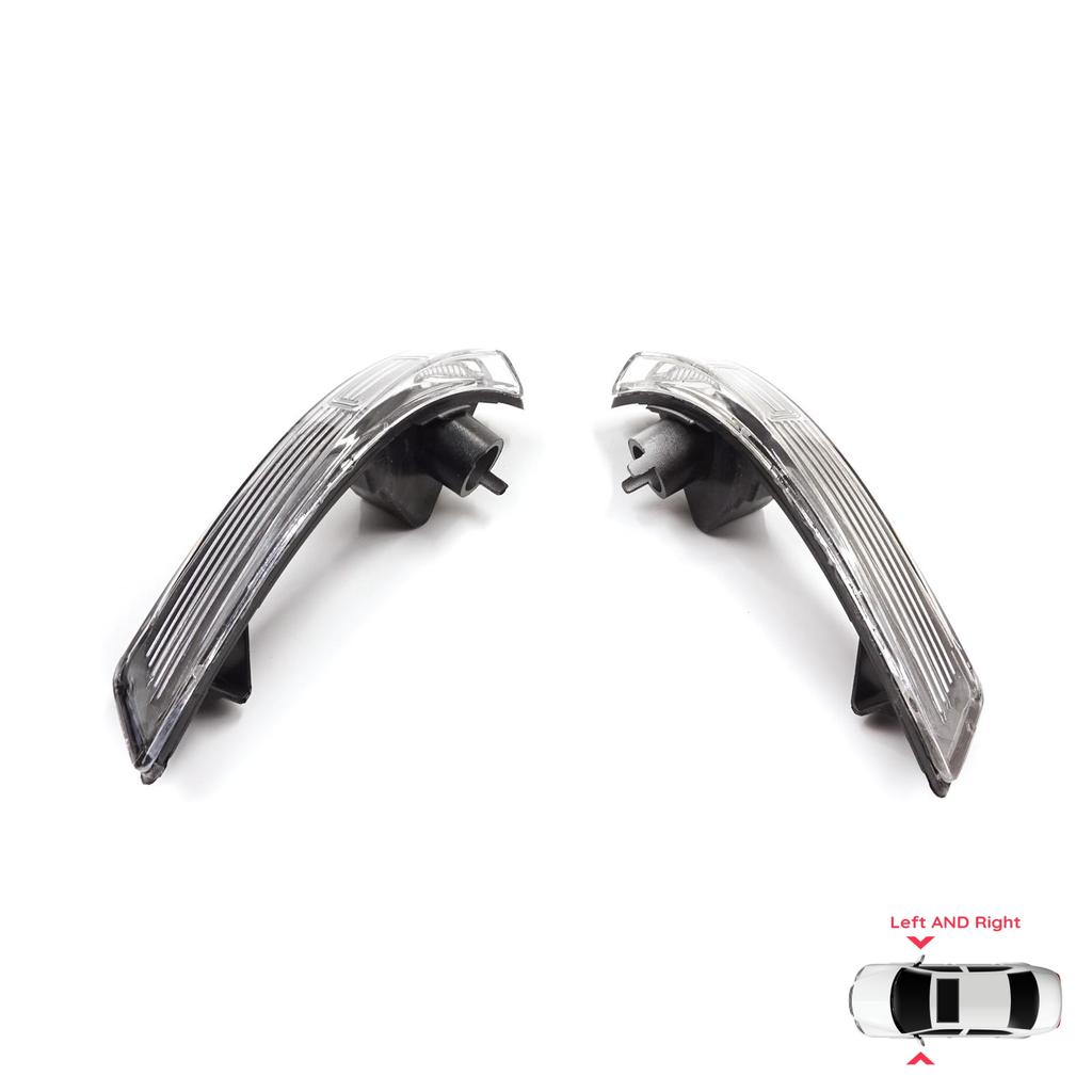 BSP1242 Side Door Wing Mirror White Clear Indicator Lamp Lens Left Right for Ford Focus 2007-2020 Mondeo MK4 2007-2015 1872845 1872847 