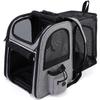 Expandable Breathable Pet Backpack for Cats & Dogs – Foldable, Large Capacity, Ideal for Travel