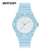 Sanda Fashion Couple Watches: Fresh, Versatile, Waterproof, Night Vision Luminous Style for Men & Women
