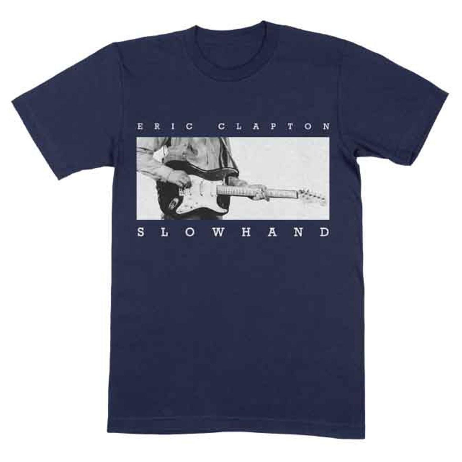Men s Eric Clapton Slowhand Tour 2025 T-shirt Medium Navy M
