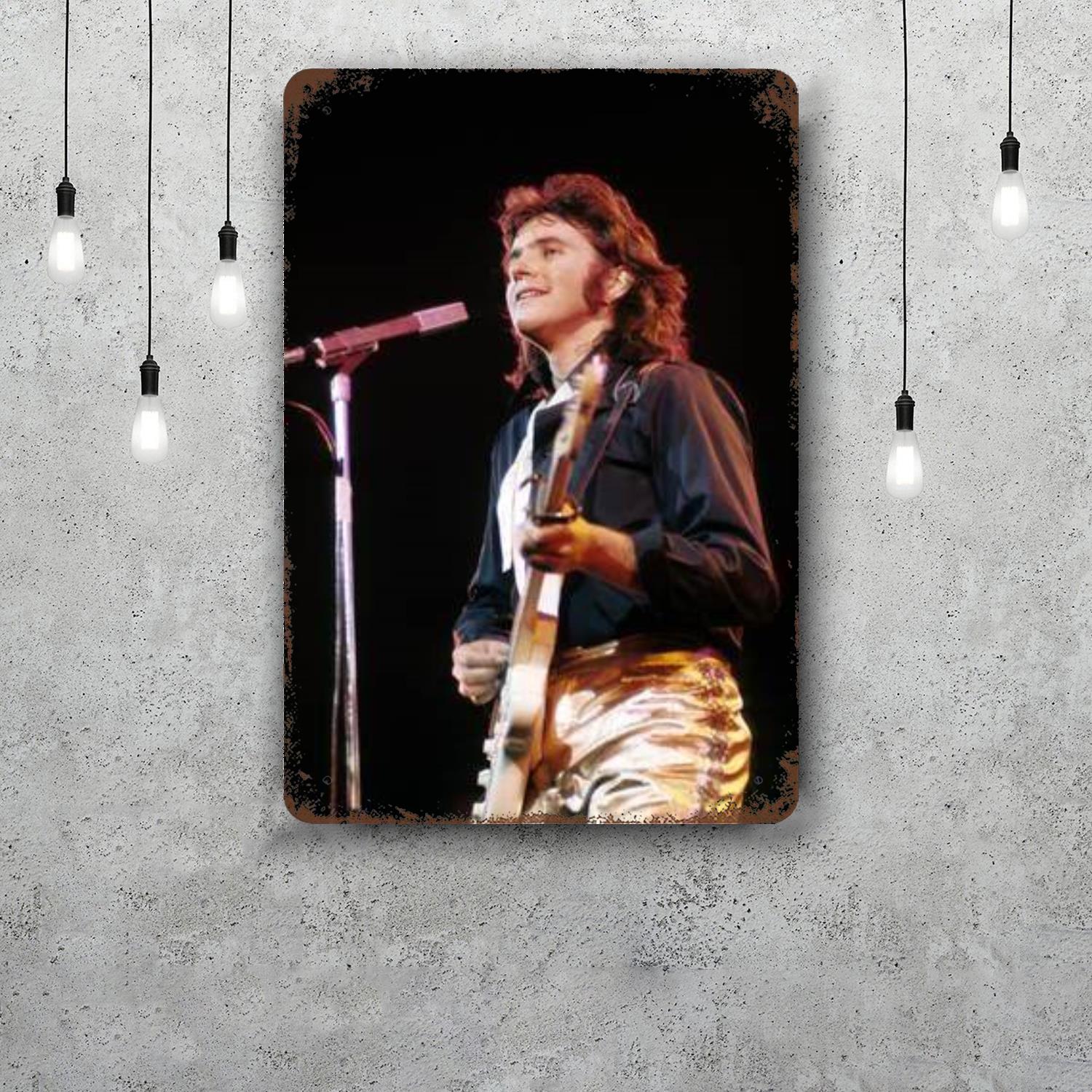 

David Essex Vintage Metal Tin Signs Posters Decor Retro Metal Plaque Wall Art Decor for Garage Bar 20x30cm（7.8x11.8inch）