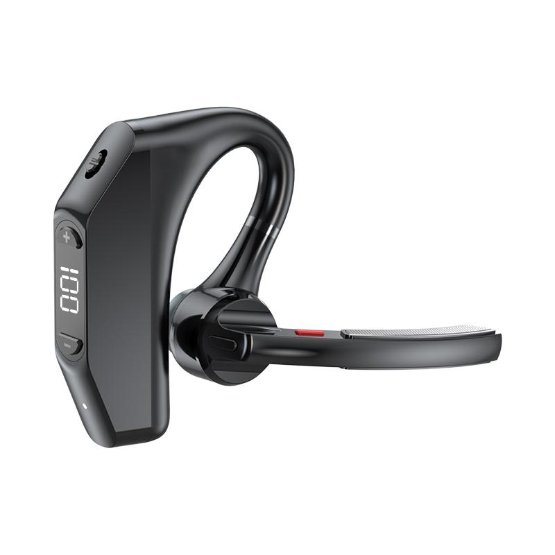 Bluetooth Business Earphones Talk/Music Time 20/30 Hours LED Digital Display With MlC Noice Cancelling Wireless Headset