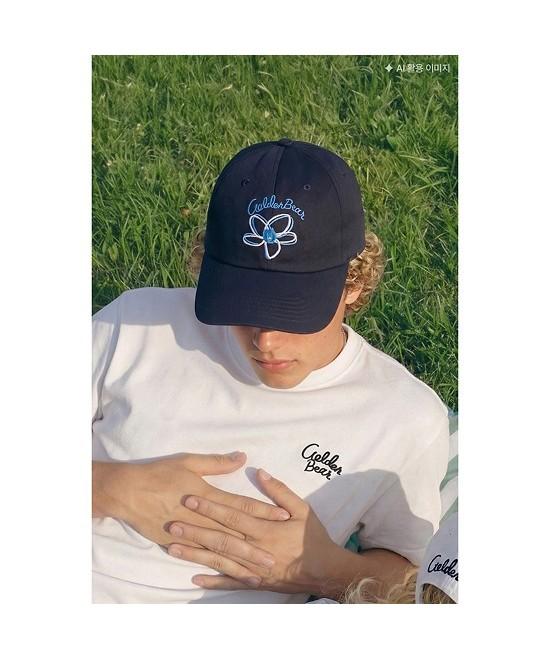 Goldeunbeeo (Female) Magnolia Graphic Ball Cap G6Rax26401Nyx
