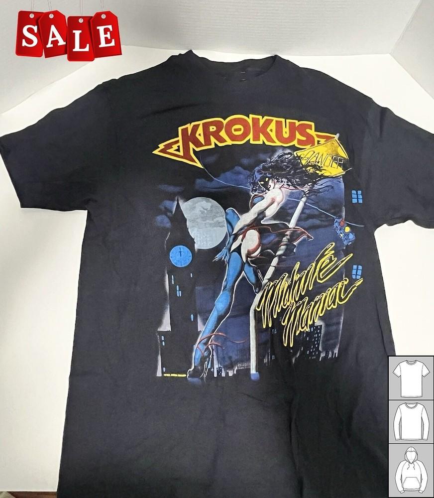 New Vintage Krokus 1984 Tour Gift For Fans Unisex S5XL Shirt SS607 Unisex T-Shirt M