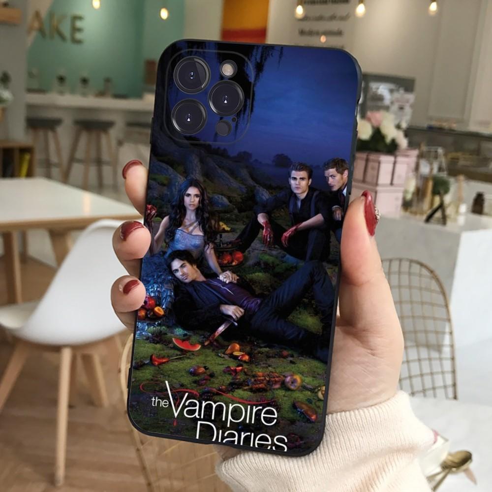Vampire Diaries Handyhülle Silikon Weich für iphone 16 15 14 13 12 11 Pro Mini XS MAX Plus X Hülle