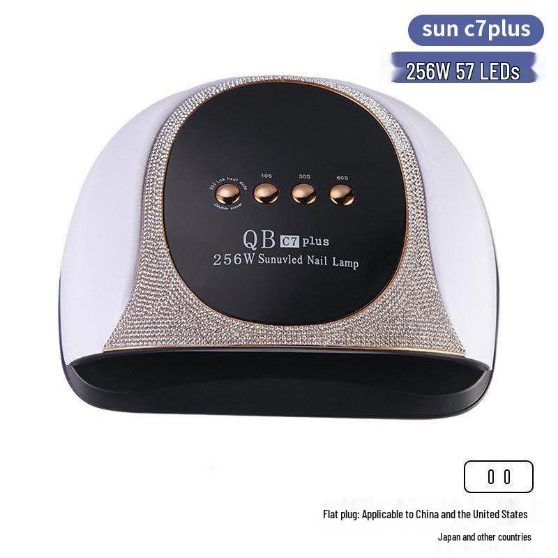 256W High Power UV/LED Dual Light Nail Curing Lamp