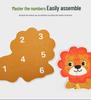 Wooden Six-in-One Puzzle for Ages 3-6: Animals & Transportation Educational Toy for Early Childhood Development