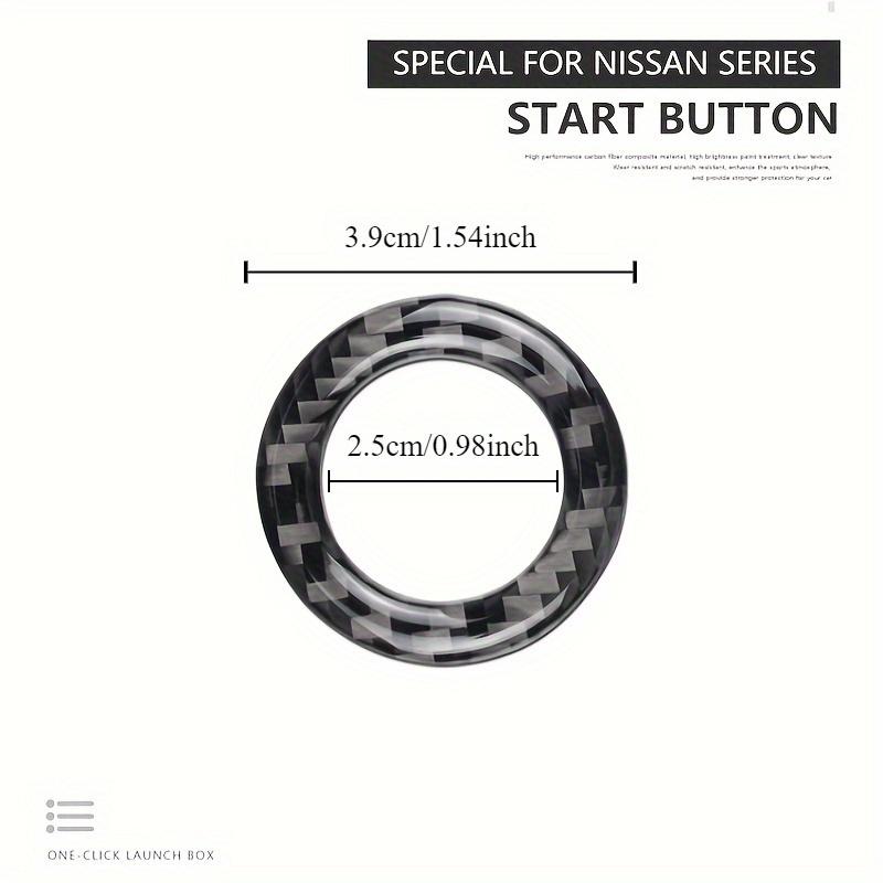 Car One Key Start Cover Decorative Cover Car Interior Accessories