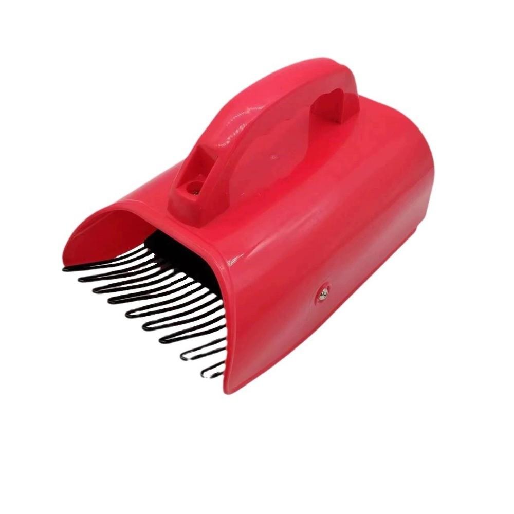 Efficient Plastic Handle Berry Picker Red Improved Design Blueberry Rake Scoop Comb Blueberry Picker Tool Blueberries Harvesting