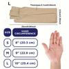 Gants de compression à doigts ouverts pour l'arthrite Support de poignet doux et respirant pour le sport et la forme physique