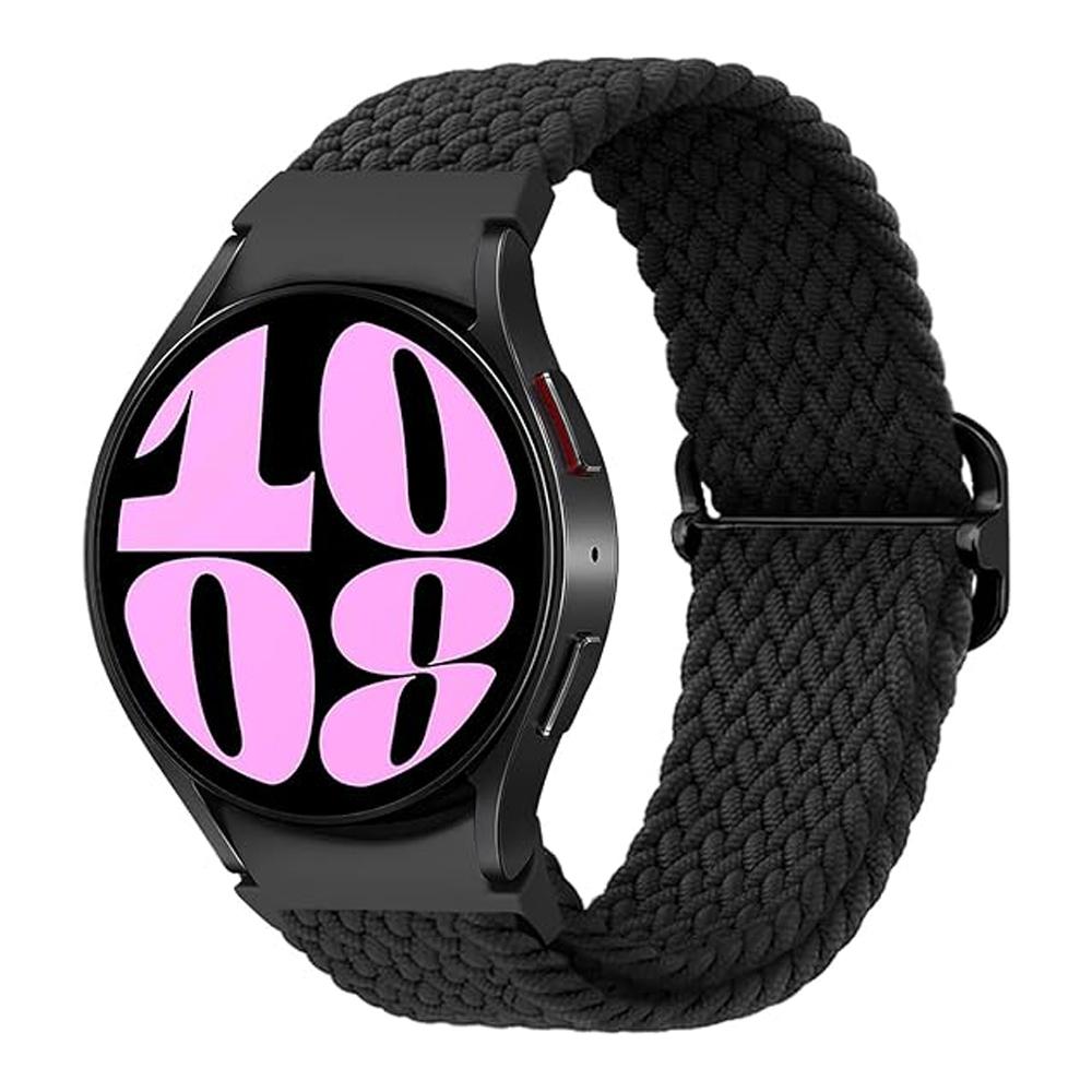 Band For Samsung Galaxy Watch 7 FE 5 Pro 6 classic 44mm 40mm 47mm 43mm No Gaps Nylon Braided bracelet correa Galaxy Watch6 Strap